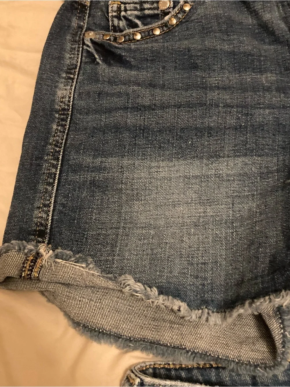 H&M denim shorts bundle Light & Dark Blue size US 4 ( fits US 2)